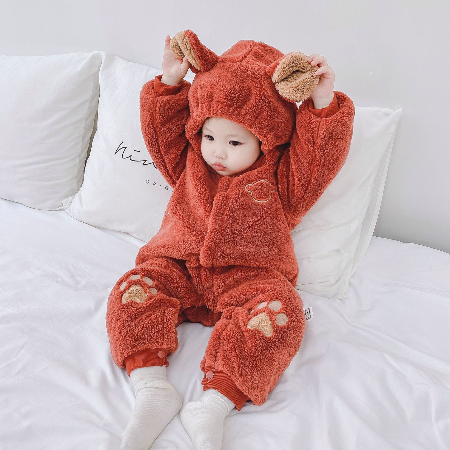 Newborn Baby Quilted Jumpsuits